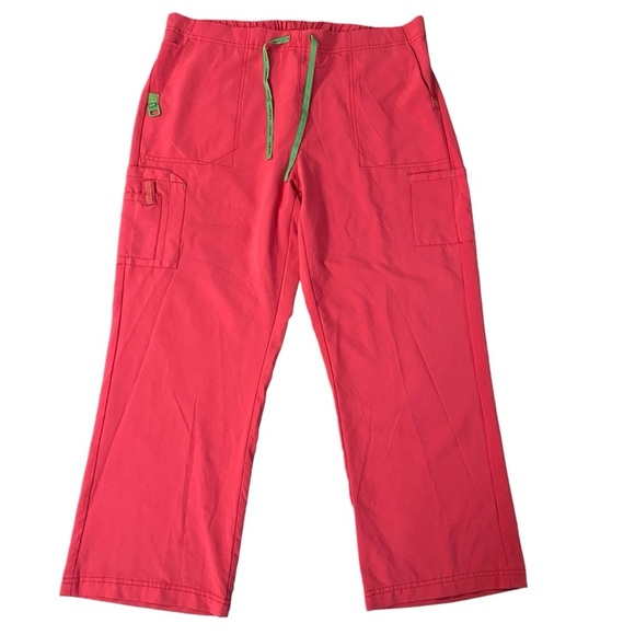 Carhartt Other - Carhartt Pink Force Cross Flex Utility Boot Cut Cargo Scrub Pants Size XL Petite